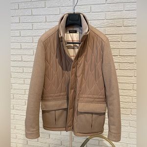 Loro piana men’s cashmere winter coat with windmate chest panel medium new w tag